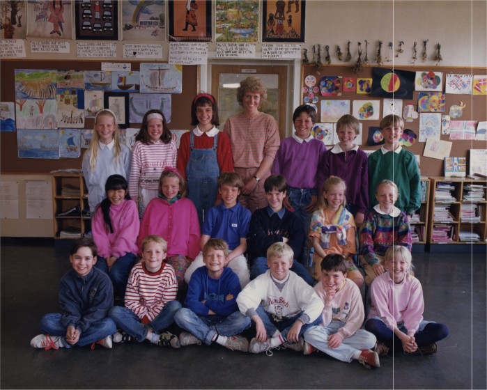 Klasse 4b 1990/91 p Vinderen skole