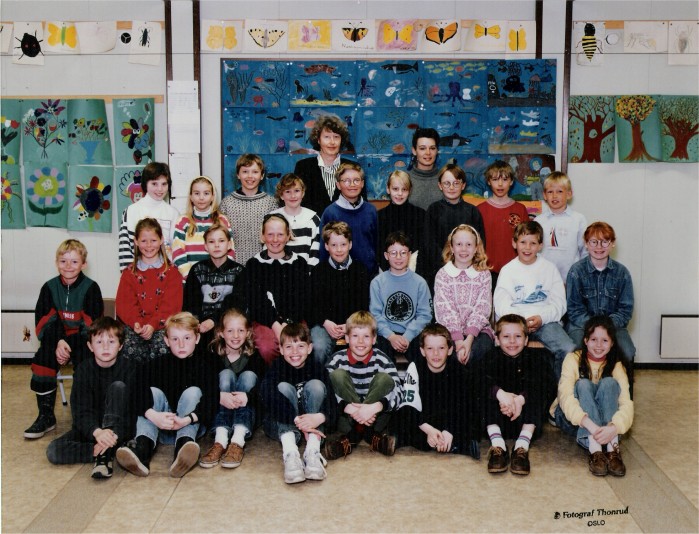 Klasse 4b 1991/92 p Vinderen skole