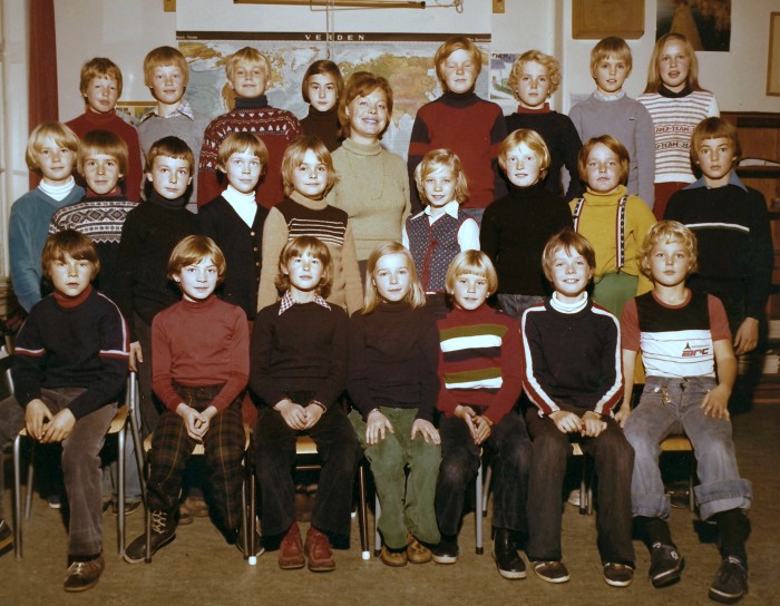 Klasse 4c 1977/78 p Vinderen skole