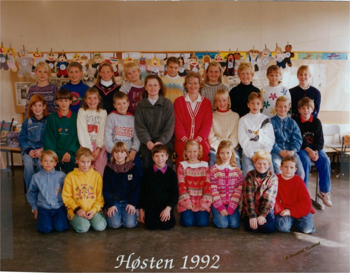 Klasse 4b 1992/93 p Vinderen skole