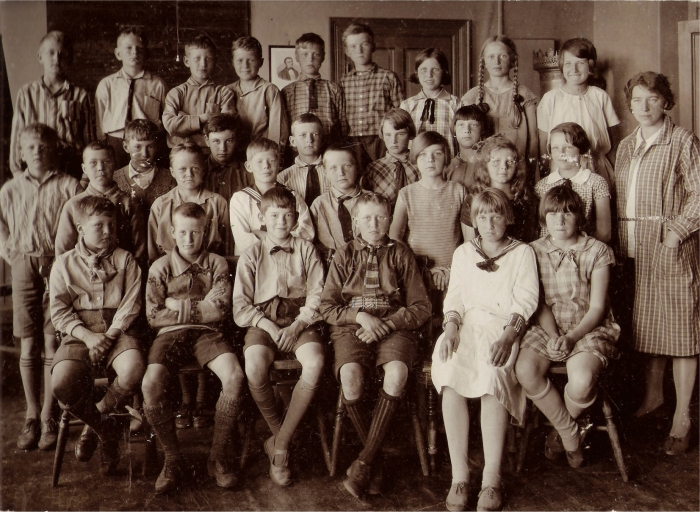 4. klasse 1925/26 p Vinderen skole