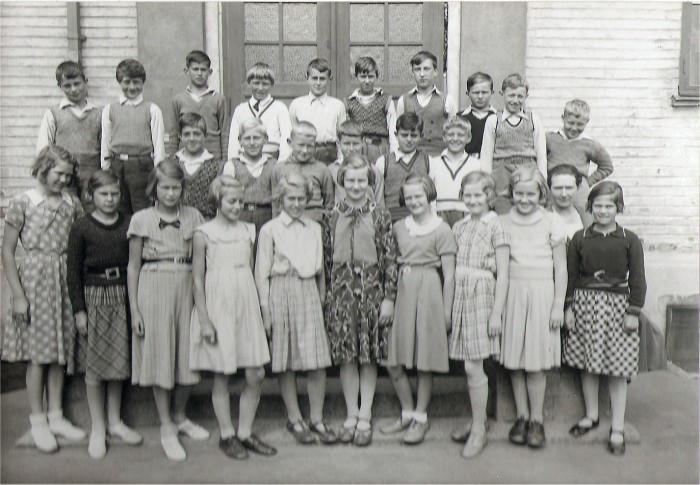 Klasse 5a 1934/35 p Vinderen skole