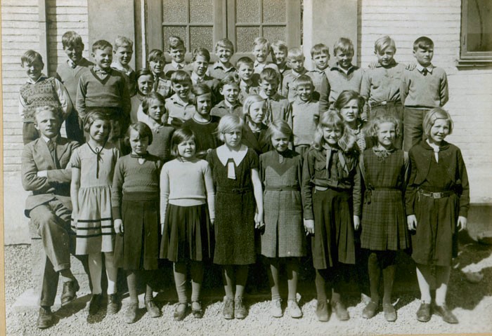 Klasse 5b 1932/33 p Vinderen skole