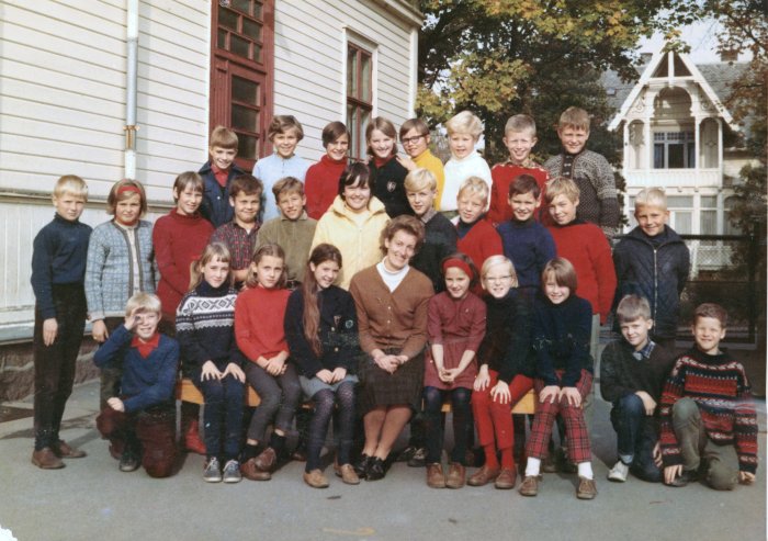 Klasse 5b 1967/68 p Vinderen skole