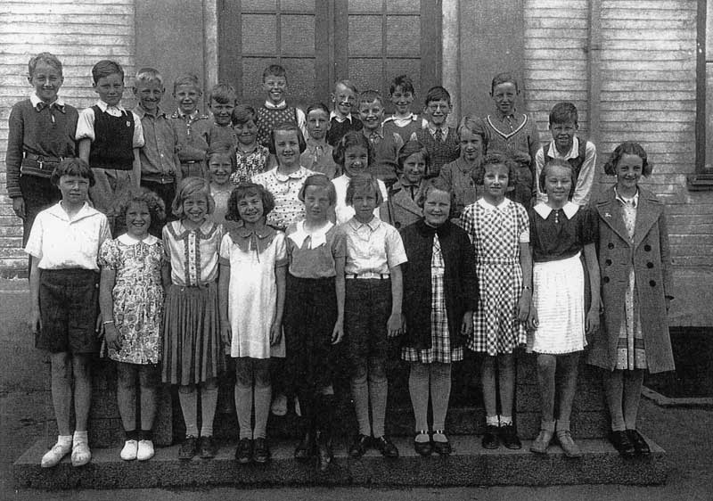 5. klasse 1936/37 p Vinderen skole