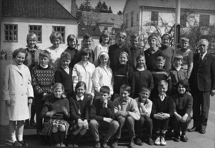 Klasse 6a 1965/66 p Vinderen skole