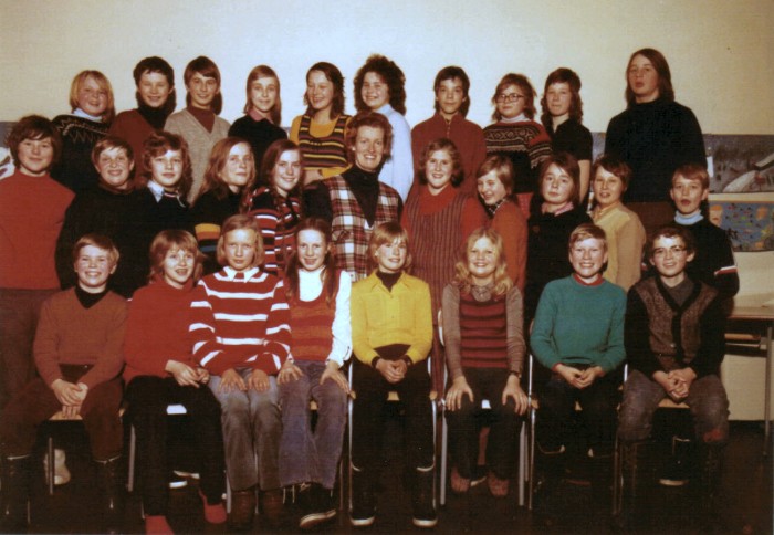 Klasse 6a 1971/72 p Vinderen skole