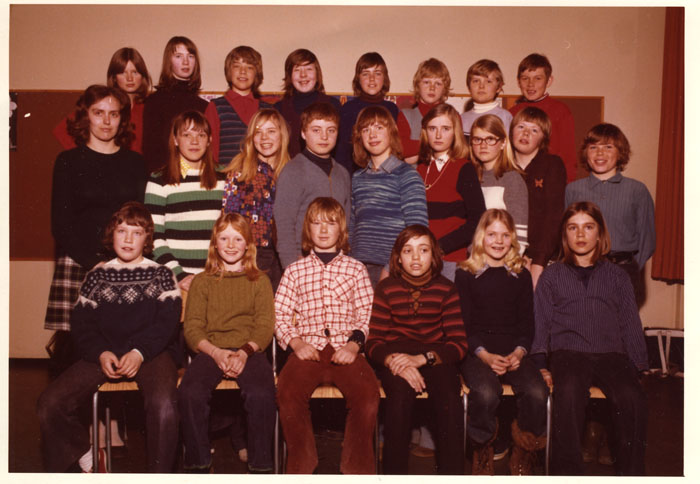 Klasse 6a 1972/73 p Vinderen skole
