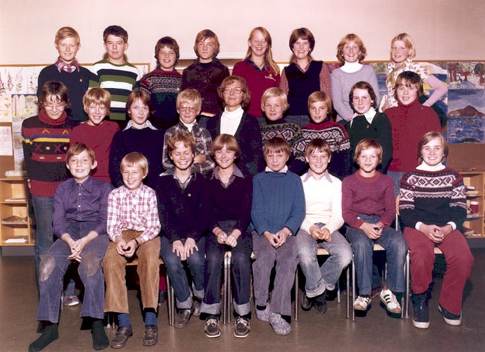 Klasse 6a 1977/78 p Vinderen skole