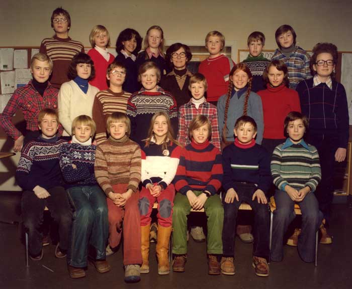 Klasse 6a 1978/79 p Vinderen skole