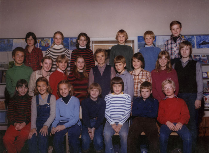 Klasse 6a 1979/80 p Vinderen skole