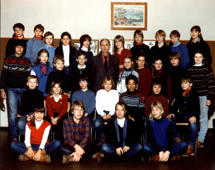 Klasse 6a 1981/82 p Vinderen skole