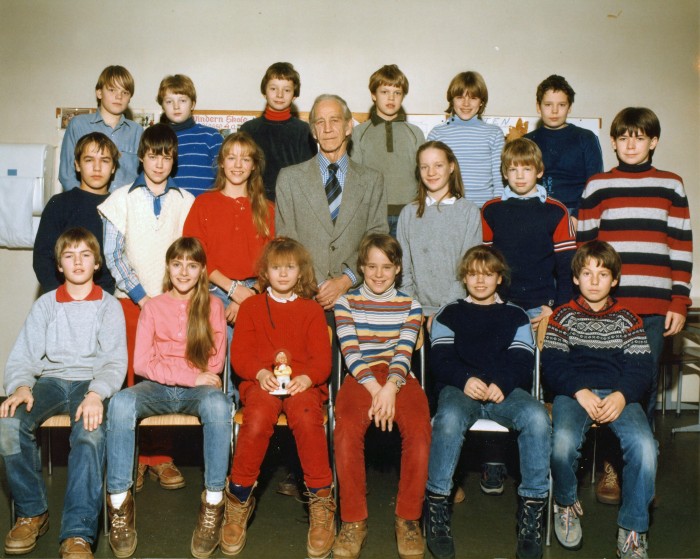 Klasse 6a 1982/83 p Vinderen skole
