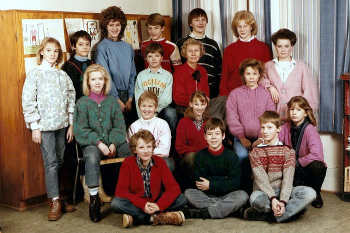 Klasse 6a 1985/86 p Vinderen skole