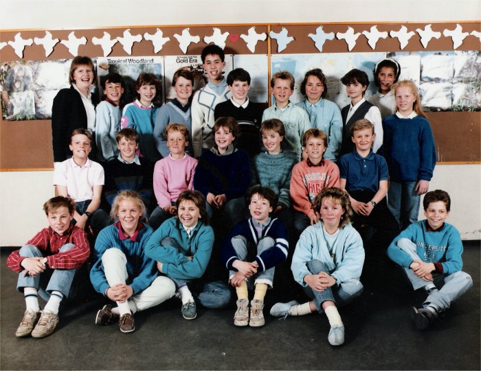 Klasse 6a 1986/87 p Vinderen skole