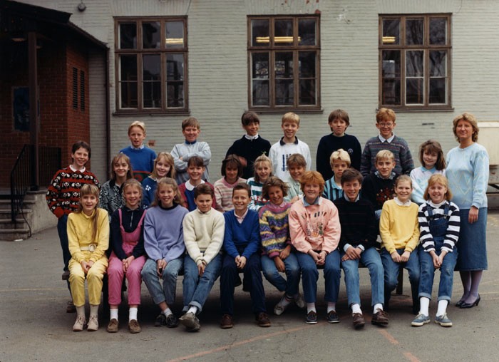 Klasse 6a 1987/88 p Vinderen skole