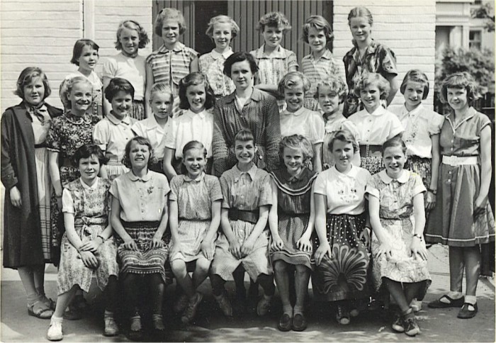 Klasse 6b 1952/53 p Vinderen skole