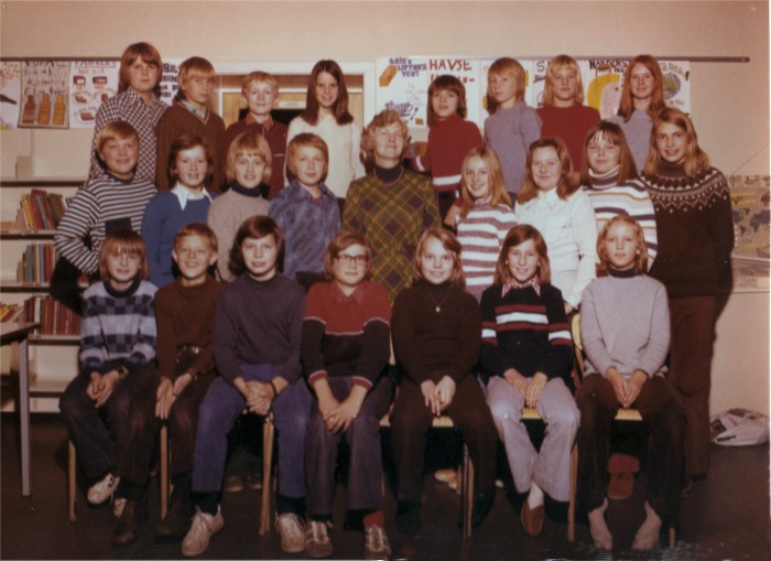 Klasse 6b 1974/75 p Vinderen skole