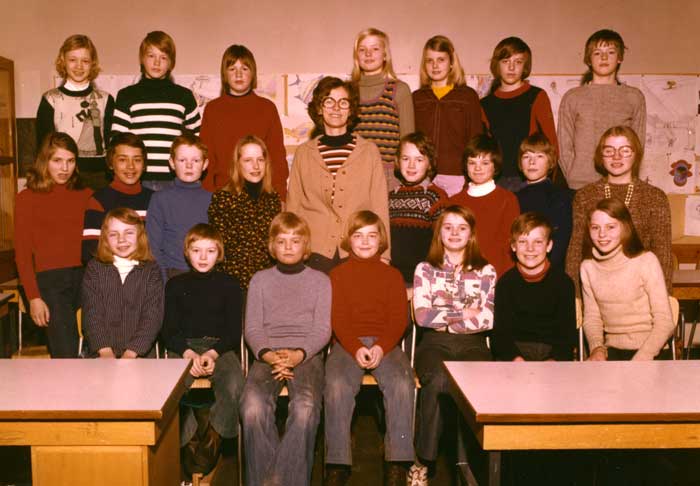Klasse 6b 1975/76 p Vinderen skole