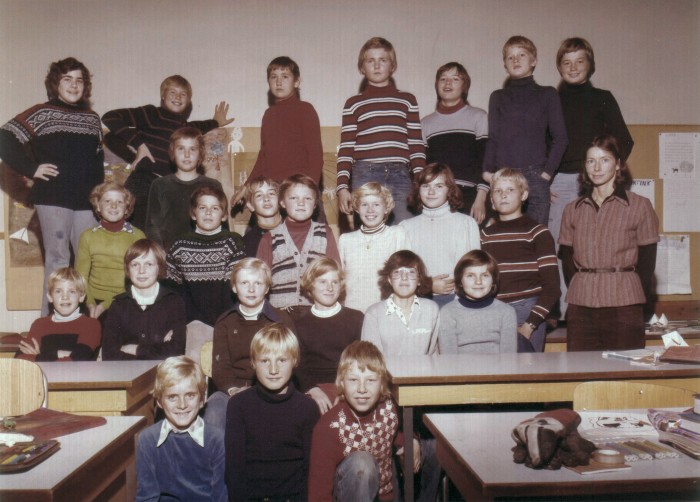 Klasse 6b 1977/78 p Vinderen skole