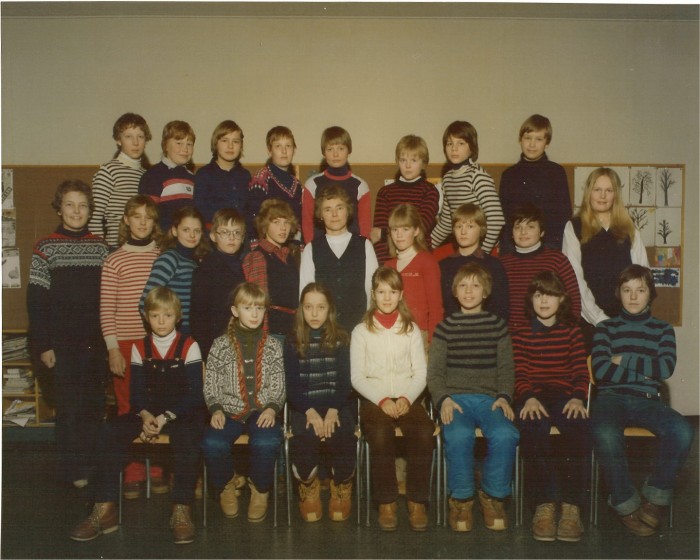 Klasse 6b 1978/79 p Vinderen skole