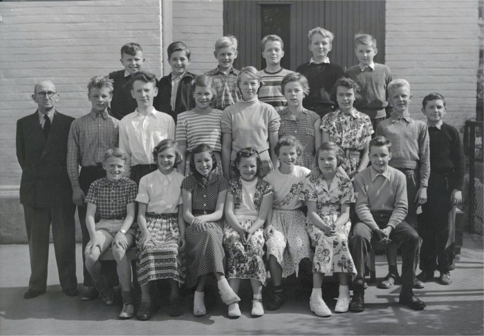 Klasse 6c 1952/53 p Vinderen skole