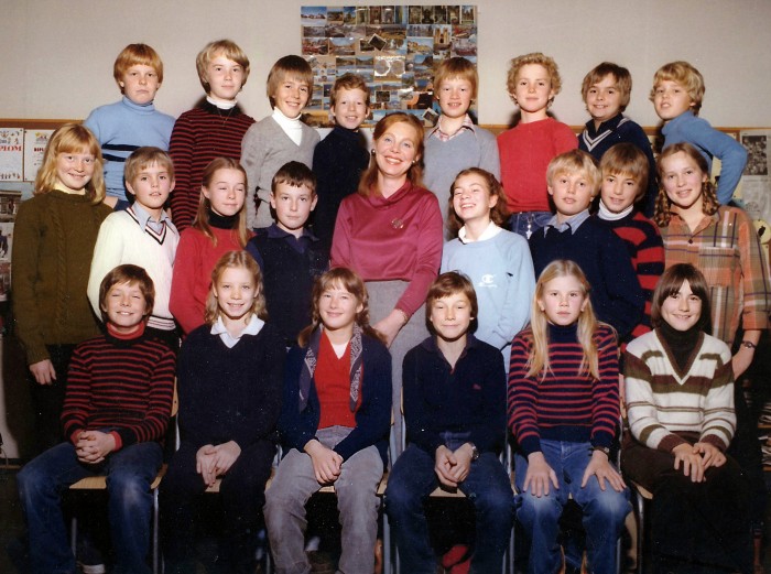 Klasse 6c 1979/80 p Vinderen skole