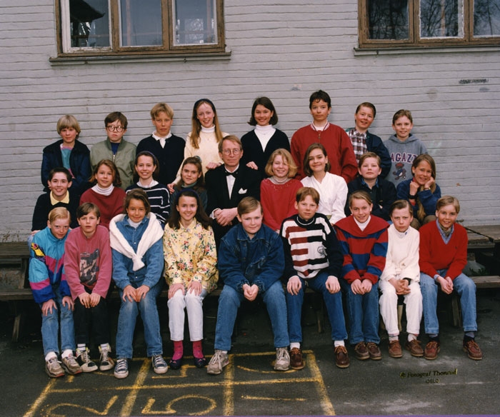 Klasse 6c 1991/92 p Vinderen skole