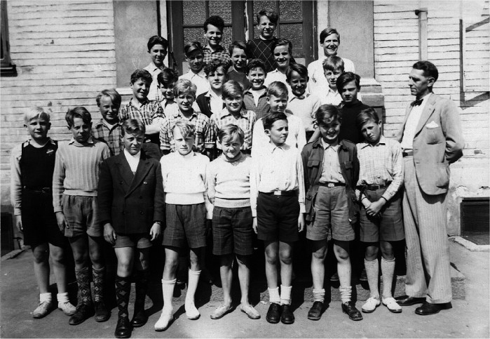 Klasse 7a 1945/46 p Vinderen skole
