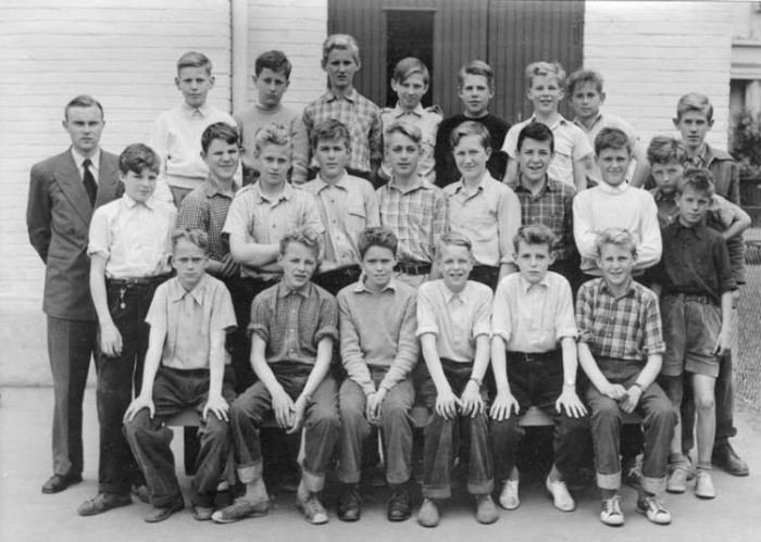 Klasse 7a 1952/53 p Vinderen skole