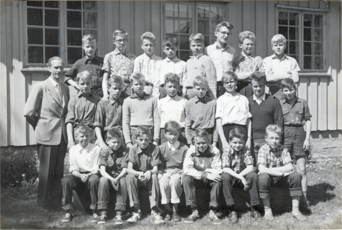 Klasse 7a 1955/56 p Vinderen skole