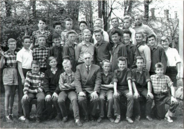 Klasse 7a 1958/59 p Vinderen skole
