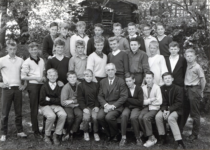 Klasse 7a 1963/64 p Vinderen skole