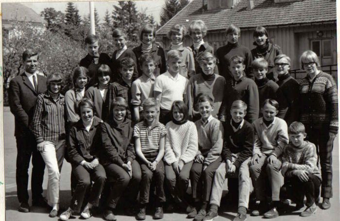 Klasse 7a 1965/66 p Vinderen skole
