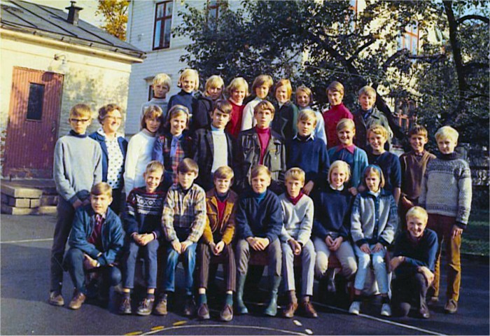 Klasse 7a 1967/68 p Vinderen skole