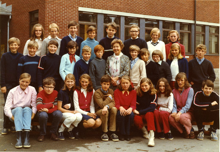 Klasse 7a 1969/70 p Vinderen skole