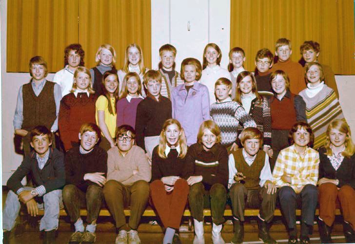 Klasse 7a 1970/71 p Vinderen skole