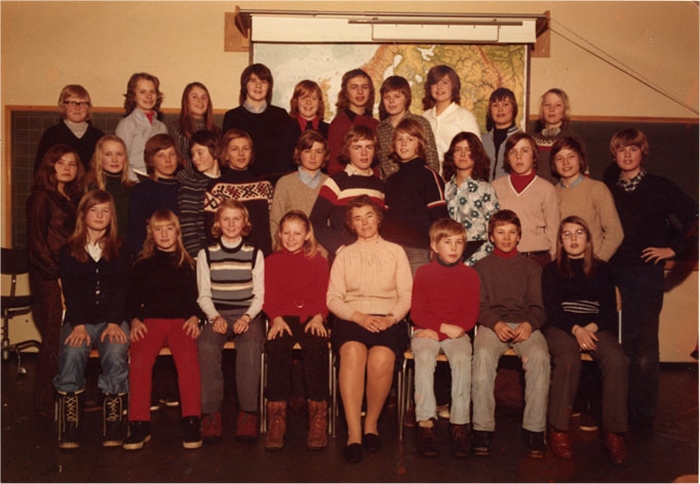 Klasse 7a 1971/72 p Vinderen skole