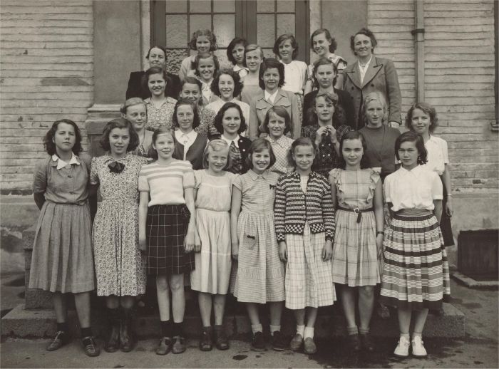 Klasse 7b 1948/49 p Vinderen skole