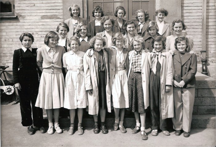 Klasse 7b 1949/50 p Vinderen skole