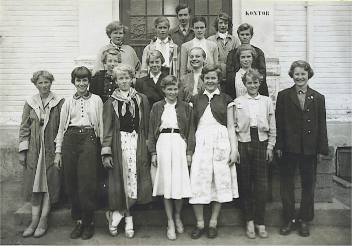 Klasse 7b 1953/54 p Vinderen skole