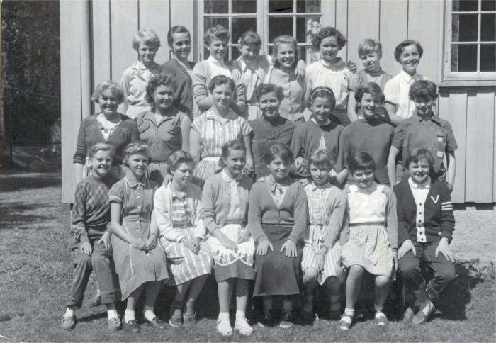 Klasse 7b 1955/56 p Vinderen skole