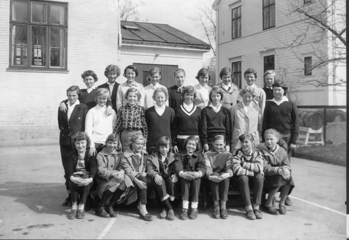 Klasse 7b 1957/58 p Vinderen skole