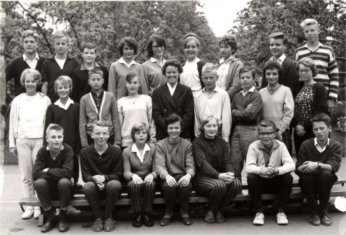 Klasse 7b 1961/62 p Vinderen skole