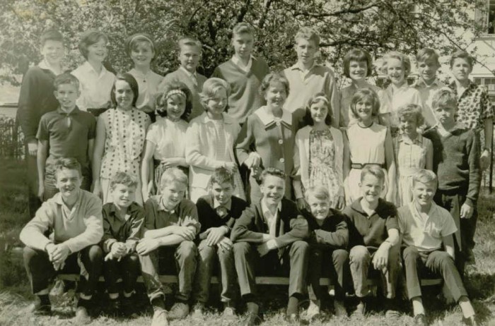Klasse 7b 1962/63 p Vinderen skole