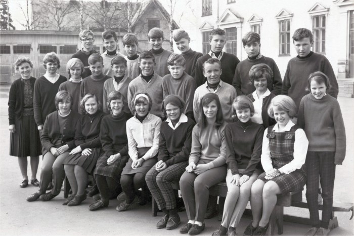 Klasse 7b 1964/65 p Vinderen skole