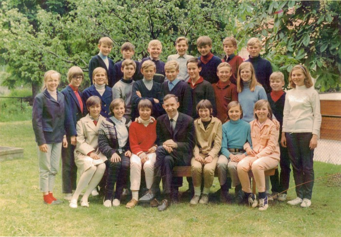 Klasse 7b 1966/67 p Vinderen skole