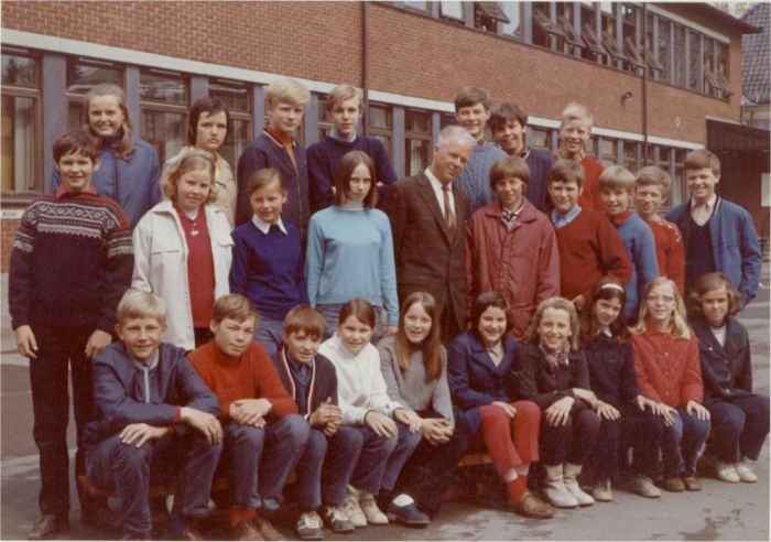 Klasse 7b 1969/70 p Vinderen skole