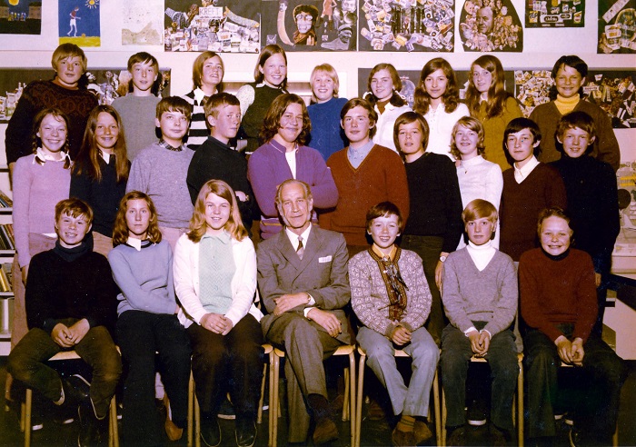 Klasse 7b 1970/71 p Vinderen skole