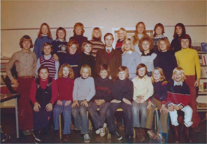 Klasse 7b 1973/74 p Vinderen skole